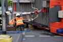 TLF 4 umgestuerzt Koeln Bocklemuend Ollenhauer Ring Militaerringstr P090